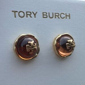 Sale!Tory Burch Roxanne Amber Stud Earrings